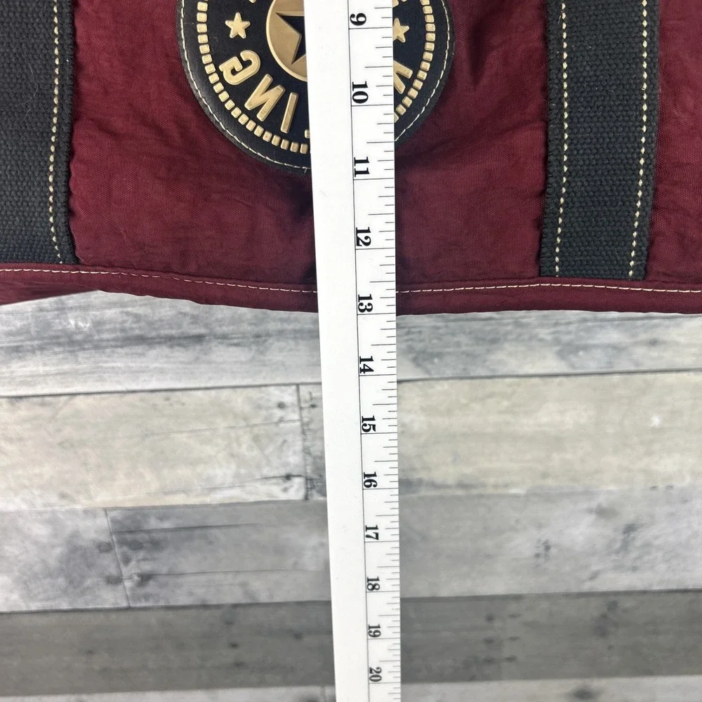 Kipling Burgundy Medium Size Duffel Bag